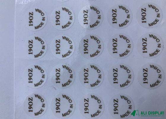 Het UV van de het Zelfklevende Etiketsticker van BOPP Broodje CDR Logo Sticker Paper
