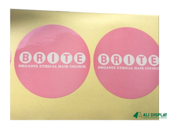 50mm PSD Zelfklevende Etiketdocument CMYK Kosmetische Verpakkende Etiketten